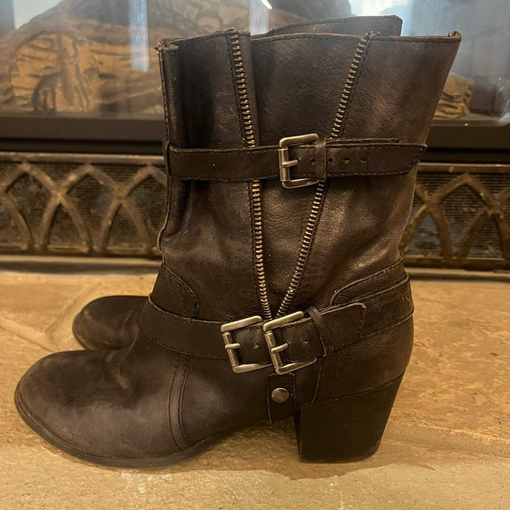 Women's Nine West Vintage America black leather Boots
